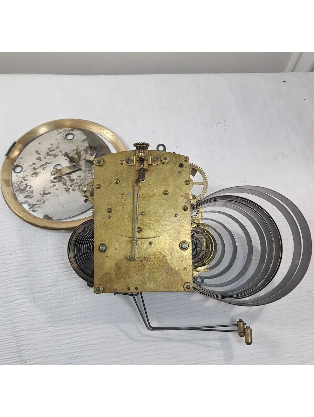 Antique Ansonia Clock CO A22 Movement brass parts for repair vintage replacement